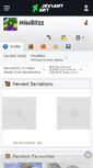 Mobile Screenshot of missblizz.deviantart.com