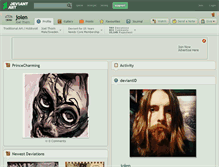 Tablet Screenshot of jolen.deviantart.com
