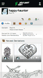 Mobile Screenshot of happy-haunter.deviantart.com
