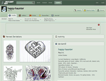 Tablet Screenshot of happy-haunter.deviantart.com