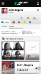 Mobile Screenshot of just-angela.deviantart.com