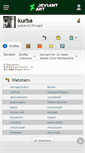 Mobile Screenshot of kurba.deviantart.com