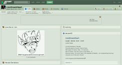 Desktop Screenshot of liondreamheart.deviantart.com