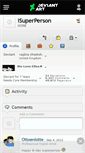 Mobile Screenshot of isuperperson.deviantart.com
