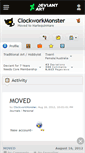 Mobile Screenshot of clockworkmonster.deviantart.com