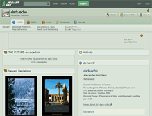 Tablet Screenshot of dark-echo.deviantart.com
