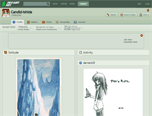 Tablet Screenshot of candid-ishida.deviantart.com
