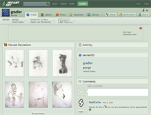 Tablet Screenshot of gradier.deviantart.com