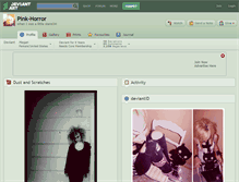Tablet Screenshot of pink-horror.deviantart.com