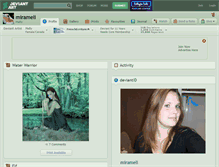 Tablet Screenshot of mirameli.deviantart.com