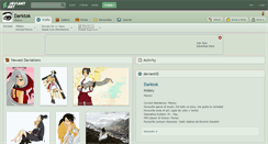 Desktop Screenshot of darktok.deviantart.com