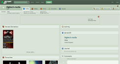 Desktop Screenshot of digitech-media.deviantart.com