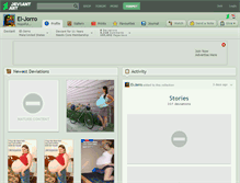 Tablet Screenshot of el-jorro.deviantart.com