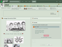 Tablet Screenshot of lghost.deviantart.com