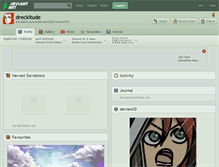 Tablet Screenshot of dreckitude.deviantart.com