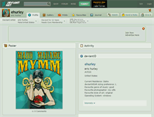 Tablet Screenshot of ehurley.deviantart.com