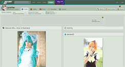 Desktop Screenshot of lycorisa.deviantart.com