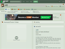 Tablet Screenshot of catti.deviantart.com