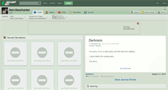 Desktop Screenshot of mercilesshunter.deviantart.com