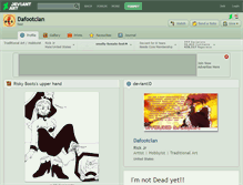 Tablet Screenshot of dafootclan.deviantart.com