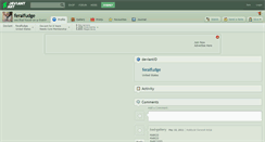 Desktop Screenshot of feralfudge.deviantart.com