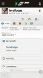 Mobile Screenshot of feralfudge.deviantart.com