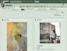 Tablet Screenshot of mistty002.deviantart.com