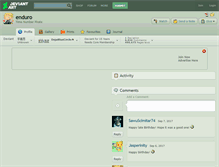 Tablet Screenshot of enduro.deviantart.com