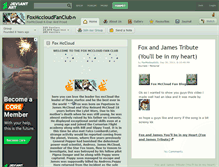 Tablet Screenshot of foxmccloudfanclub.deviantart.com