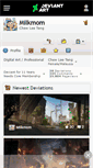 Mobile Screenshot of milkmom.deviantart.com
