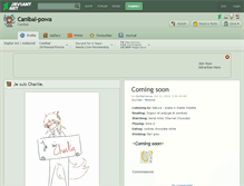 Tablet Screenshot of canibal-powa.deviantart.com