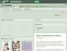 Tablet Screenshot of kbzapollo.deviantart.com