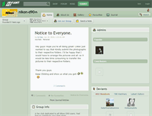Tablet Screenshot of nikon-d90.deviantart.com