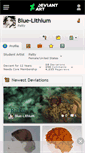 Mobile Screenshot of blue-lithium.deviantart.com
