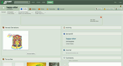 Desktop Screenshot of happy-otter.deviantart.com