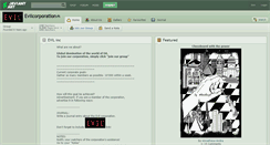 Desktop Screenshot of evilcorporation.deviantart.com