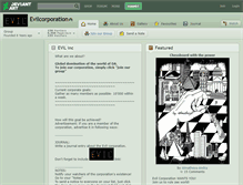 Tablet Screenshot of evilcorporation.deviantart.com