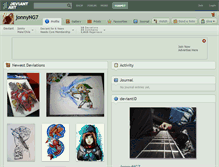 Tablet Screenshot of jonnyng7.deviantart.com