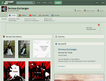 Tablet Screenshot of devious-exchanges.deviantart.com