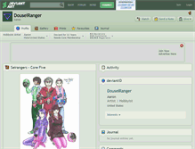 Tablet Screenshot of douseiranger.deviantart.com