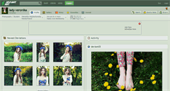 Desktop Screenshot of lady-veronika.deviantart.com