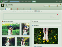 Tablet Screenshot of lady-veronika.deviantart.com