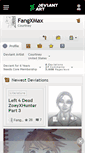 Mobile Screenshot of fangxmax.deviantart.com