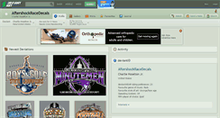 Desktop Screenshot of aftershockracedecals.deviantart.com