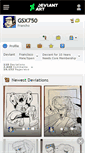 Mobile Screenshot of gsx750.deviantart.com