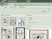 Tablet Screenshot of gsx750.deviantart.com