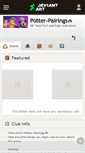 Mobile Screenshot of potter-pairings.deviantart.com