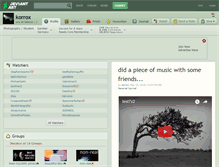 Tablet Screenshot of korrox.deviantart.com