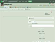 Tablet Screenshot of potatobucket.deviantart.com