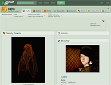 Tablet Screenshot of gajko.deviantart.com